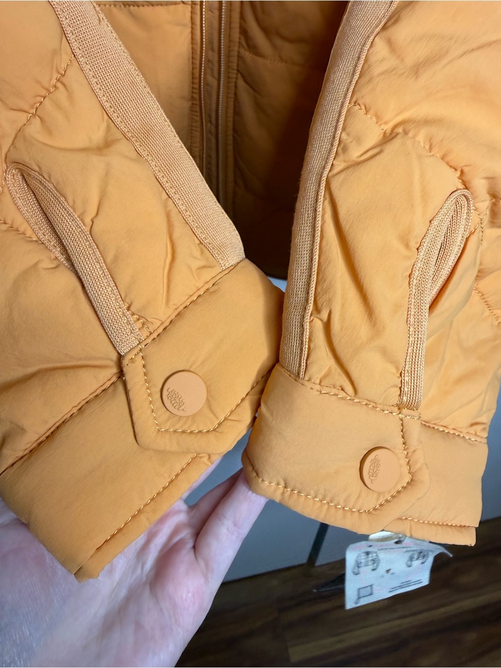 Free People Movement Packable Lightweight Pippa Puffer Jacket NWT Small Orange - Picture 5 of 13